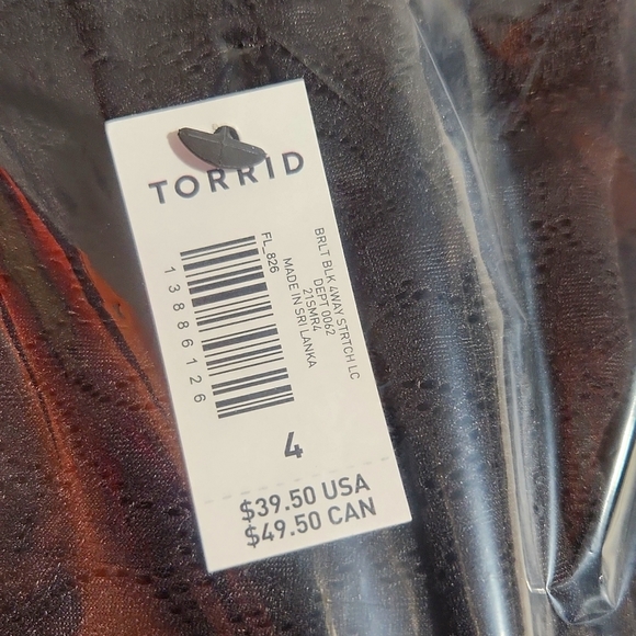 NWT TORRID BRALETTE UNLINED 4-WAY STRETCH BLACK LACE - AMAZING SUPPORT & COMFORT - Picture 6 of 10